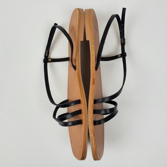 Joie Baja Leather Strappy Flat Sandal NEW 37.5 - Picture 9 of 12